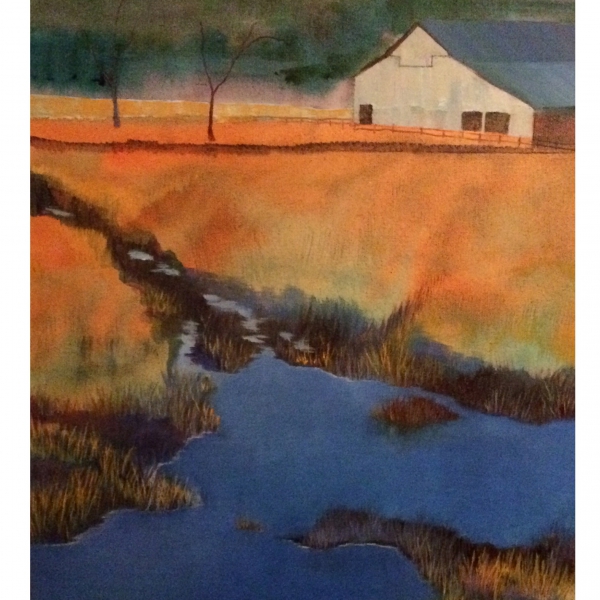 OTTER CREEK BARN by Jane Wallor Collins