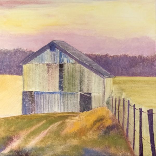 EARLY MORNING BARN by Jane Wallor Collins