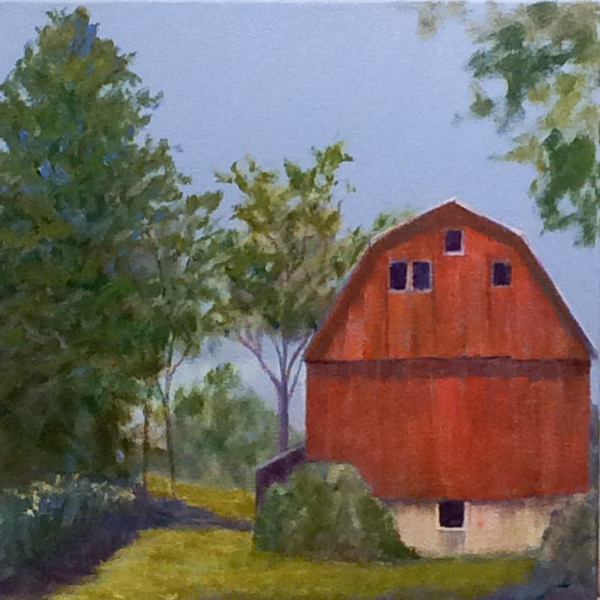 BARN WITH FIVE WINDOWS by Jane Wallor Collins