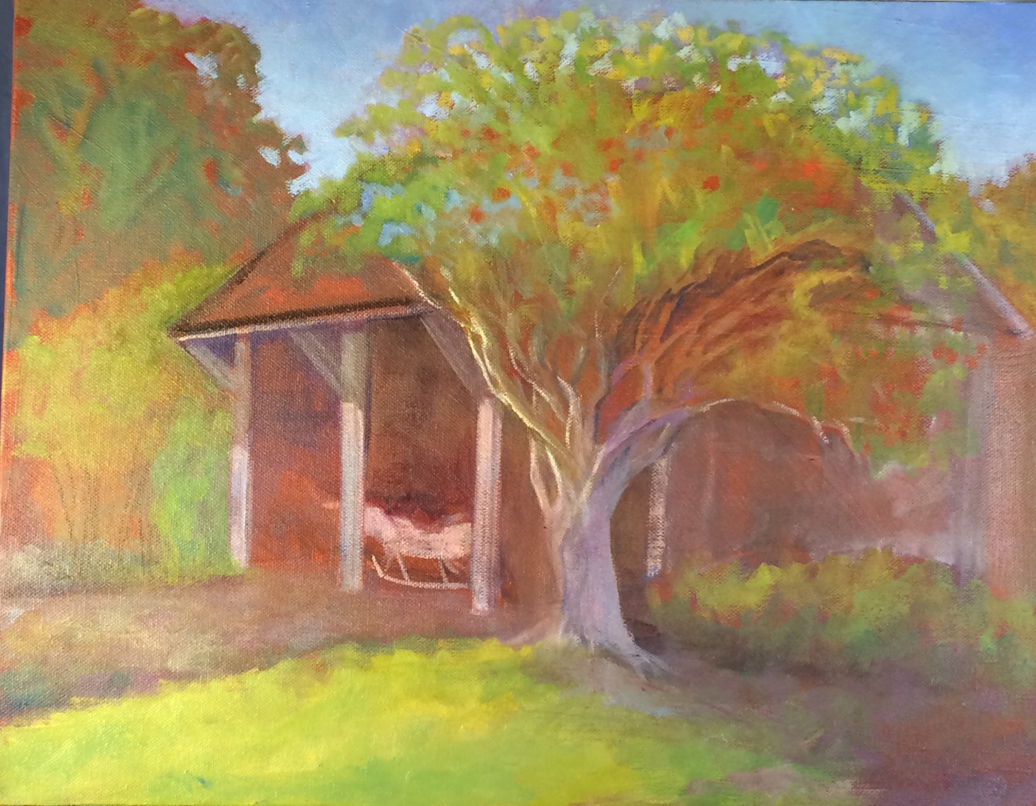 BARN AT ATWOOD FARM by Jane Wallor Collins