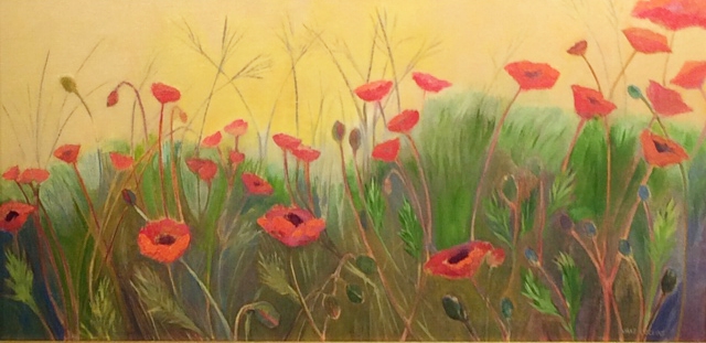 POPPIES AT SUNRISE by Jane Wallor Collins