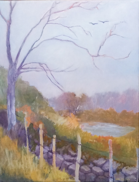 FARM POND, MANSFIELD by Jane Wallor Collins