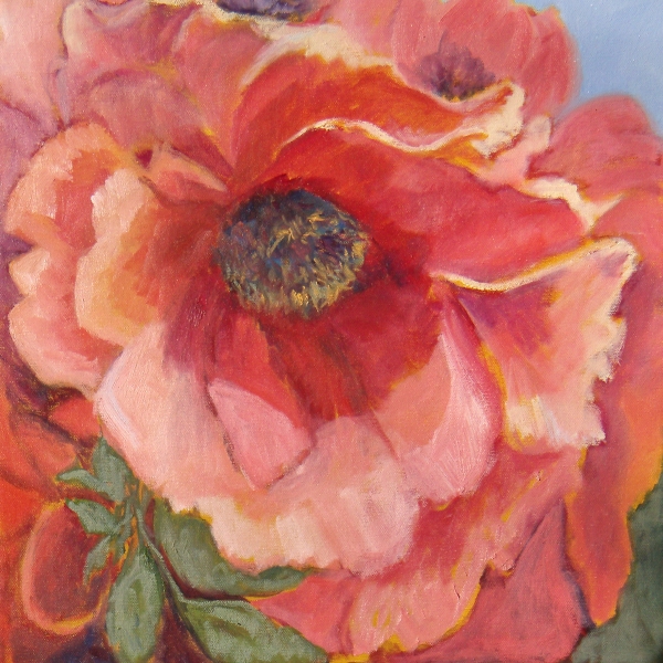 PINK PEONIES by Jane Wallor Collins