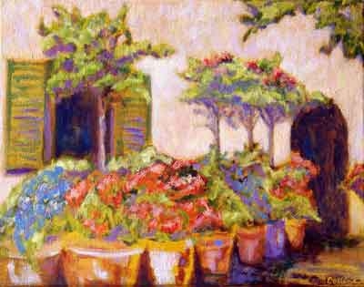 STREET SCENE, CADIZ by Jane Wallor Collins