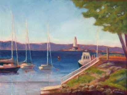 Click here to view GREEN'S LEDGE LIGHT by Jane Wallor Collins