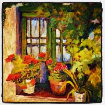 FARMHOUSE WINDOW by Jane Wallor Collins