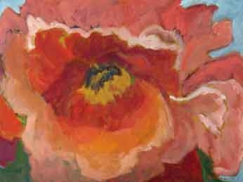 PEONY STUDY by Jane Wallor Collins
